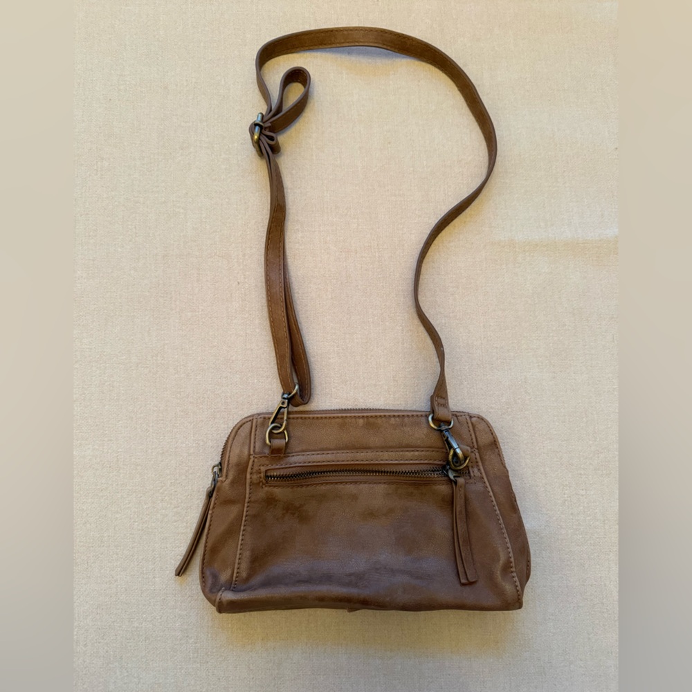Joy Susan Vegan Leather Crossbody Bag – Chocolate‎ Brown
